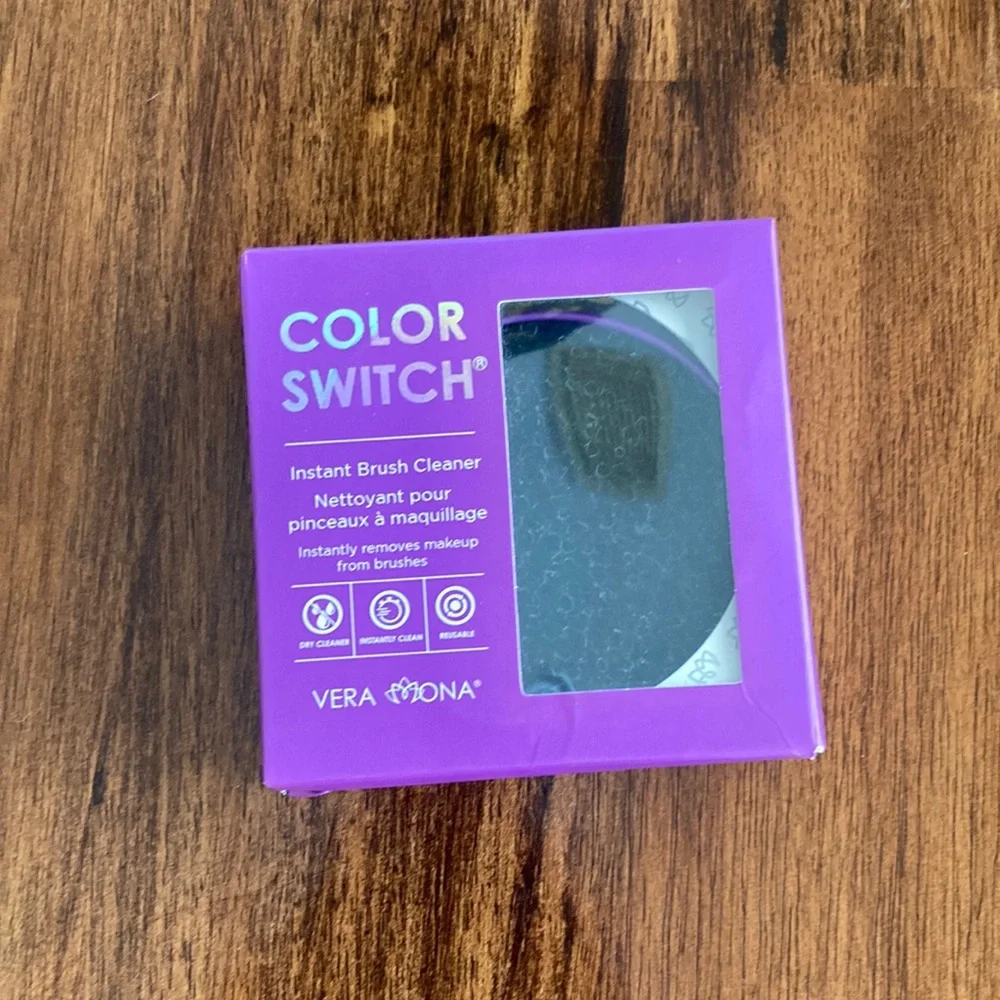 NEW Vera Mona Color Switch Instant Brush Cleaner Makeup Remover Cleanser NIB